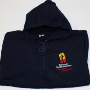 Sudadera Azul Medio Cierre